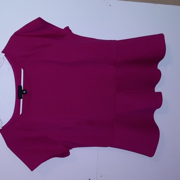 Worthington Tops - Worthington - Petite XL - Pink Cap Sleeve Blouse - Gently Used